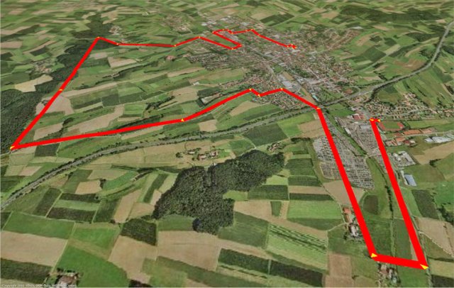 Grossansicht in neuem Fenster: LAUF10! Laufstrecke
