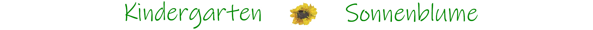 Logo Neu Kindergarten Sonnenblume