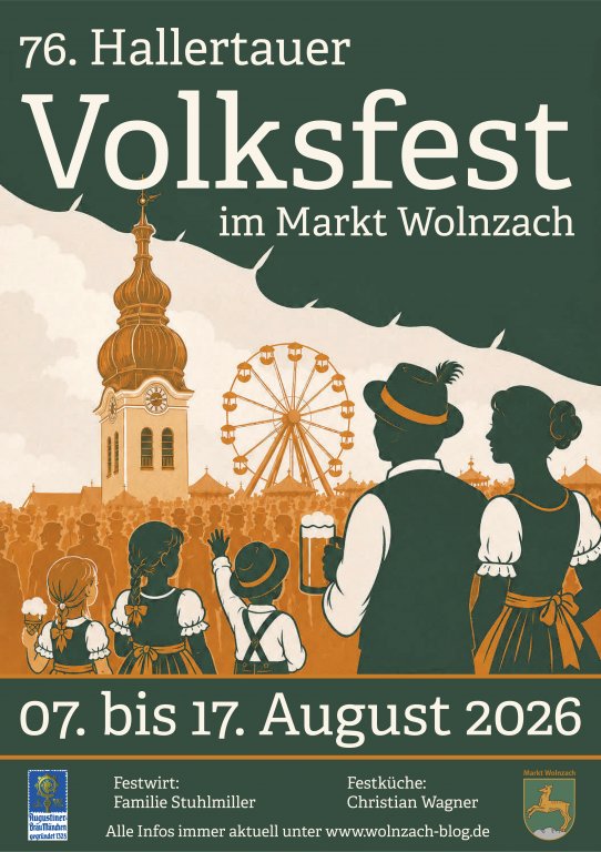 Grossansicht in neuem Fenster: Volksfest Plakat 2026