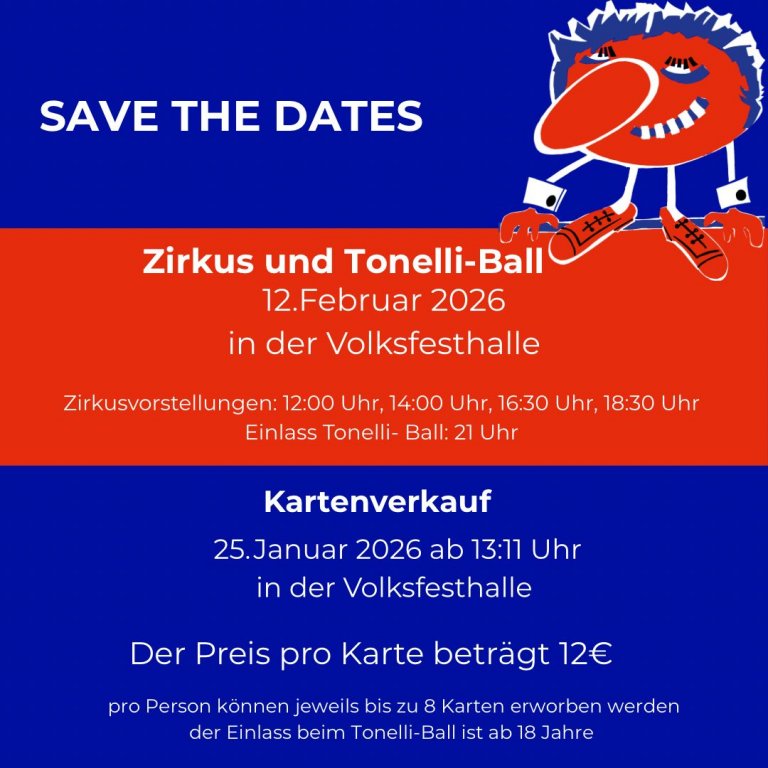 Grossansicht in neuem Fenster: Fasching Tonelli Zirkusvorstellungen und Ball